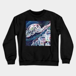 Sluagh, the evil cloud Crewneck Sweatshirt